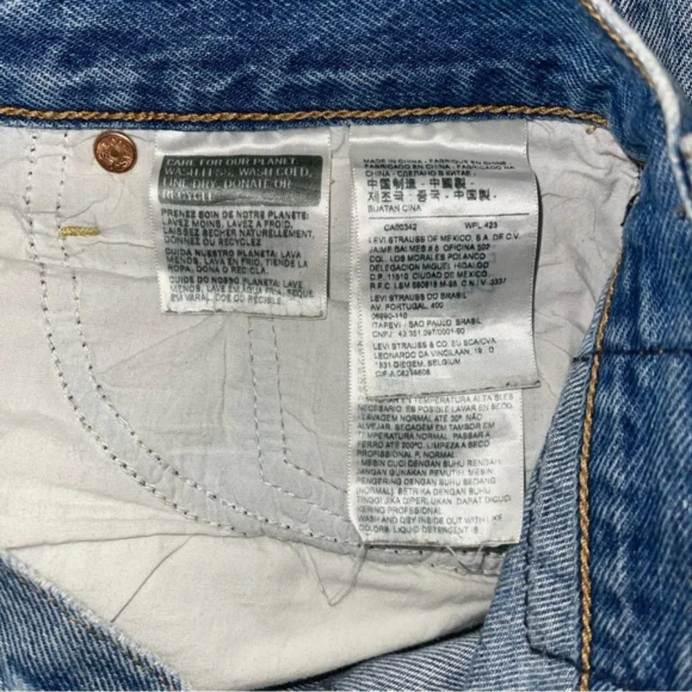 Levi’s Jeans Women's Size‎ 27 Wedgie Icon Fit High-Waist Distressed Tapered Leg